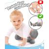 image:imageBOSONER Baby Crawling AntiSlip Knee and Anti Slip Baby Boys Girls Socks Best Infant Gift Unisex Baby Toddlers Kneepads Black Dark GreyBblack Dark Grey