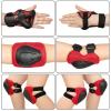 image:imageBOSONER Basic Kids Protective Gear Kids Knee Pads and Elbow Pads with Wrist Guards Set for 315 Years  Design for Roller Skates Cycling BMX Bike Skateboard Inline Skating Scooter Riding SportsRed Black
