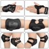 image:imageBOSONER Basic Kids Protective Gear Kids Knee Pads and Elbow Pads with Wrist Guards Set for 315 Years  Design for Roller Skates Cycling BMX Bike Skateboard Inline Skating Scooter Riding SportsBlack
