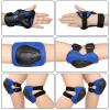 image:imageBOSONER Basic Kids Protective Gear Kids Knee Pads and Elbow Pads with Wrist Guards Set for 315 Years  Design for Roller Skates Cycling BMX Bike Skateboard Inline Skating Scooter Riding SportsBlue Black