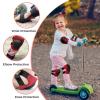 image:imageBOSONER Basic Kids Protective Gear Kids Knee Pads and Elbow Pads with Wrist Guards Set for 315 Years  Design for Roller Skates Cycling BMX Bike Skateboard Inline Skating Scooter Riding SportsRed Black