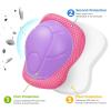 image:imageBOSONER Basic Kids Protective Gear Kids Knee Pads and Elbow Pads with Wrist Guards Set for 315 Years  Design for Roller Skates Cycling BMX Bike Skateboard Inline Skating Scooter Riding SportsPurple Pink