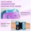 image:imageBOSONER KidsYouth Knee Pad Elbow Pads Guards Protective Gear Set for Roller Skates Cycling BMX Bike Skateboard Inline Skatings Scooter Riding SportsBlue Purple