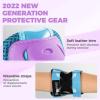 image:imageBOSONER KidsYouth Knee Pad Elbow Pads Guards Protective Gear Set for Roller Skates Cycling BMX Bike Skateboard Inline Skatings Scooter Riding SportsBlue Purple