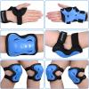 image:imageBOSONER KidsYouth Knee Pad Elbow Pads Guards Protective Gear Set for Roller Skates Cycling BMX Bike Skateboard Inline Skatings Scooter Riding SportsBlack  Blue