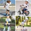 image:imageBOSONER KidsYouth Knee Pad Elbow Pads Guards Protective Gear Set for Roller Skates Cycling BMX Bike Skateboard Inline Skatings Scooter Riding SportsBlack