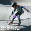 image:imageBOSONER KidsYouth Knee Pad Elbow Pads Guards Protective Gear Set for Roller Skates Cycling BMX Bike Skateboard Inline Skatings Scooter Riding SportsBlue Purple