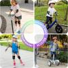 image:imageBOSONER KidsYouth Knee Pad Elbow Pads Guards Protective Gear Set for Roller Skates Cycling BMX Bike Skateboard Inline Skatings Scooter Riding SportsBlack Colored