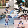 image:imageBOSONER KidsYouth Knee Pad Elbow Pads Guards Protective Gear Set for Roller Skates Cycling BMX Bike Skateboard Inline Skatings Scooter Riding SportsBlue