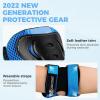 image:imageBOSONER KidsYouth Knee Pad Elbow Pads Guards Protective Gear Set for Roller Skates Cycling BMX Bike Skateboard Inline Skatings Scooter Riding SportsDeep Blue