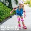 image:imageBOSONER KidsYouth Knee Pad Elbow Pads Guards Protective Gear Set for Roller Skates Cycling BMX Bike Skateboard Inline Skatings Scooter Riding SportsDeep Pink