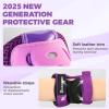 image:imageBOSONER KidsYouth Knee Pad Elbow Pads Guards Protective Gear Set for Roller Skates Cycling BMX Bike Skateboard Inline Skatings Scooter Riding SportsDeep Purple