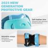 image:imageBOSONER KidsYouth Knee Pad Elbow Pads Guards Protective Gear Set for Roller Skates Cycling BMX Bike Skateboard Inline Skatings Scooter Riding SportsLight Blue