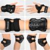 image:imageBOSONER KidsYouth Knee Pad Elbow Pads Guards Protective Gear Set for Roller Skates Cycling BMX Bike Skateboard Inline Skatings Scooter Riding SportsNew Black