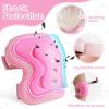 image:imageBOSONER KidsYouth Knee Pad Elbow Pads Guards Protective Gear Set for Roller Skates Cycling BMX Bike Skateboard Inline Skatings Scooter Riding SportsPink