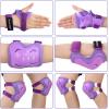 image:imageBOSONER KidsYouth Knee Pad Elbow Pads Guards Protective Gear Set for Roller Skates Cycling BMX Bike Skateboard Inline Skatings Scooter Riding SportsPurple