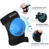 image:imageBOSONER KidsYouth Knee Pad Elbow Pads for Roller Skates Cycling BMX Bike Skateboard Inline Rollerblading Skating Skatings Scooter Riding SportsBlack  Blue