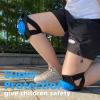 image:imageBOSONER KidsYouth Knee Pad Elbow Pads for Roller Skates Cycling BMX Bike Skateboard Inline Rollerblading Skating Skatings Scooter Riding SportsBlack  Blue