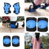 image:imageBOSONER KidsYouth Knee Pad Elbow Pads for Roller Skates Cycling BMX Bike Skateboard Inline Rollerblading Skating Skatings Scooter Riding SportsBlack  Blue