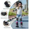 image:imageBOSONER KidsYouth Knee Pad Elbow Pads for Roller Skates Cycling BMX Bike Skateboard Inline Rollerblading Skating Skatings Scooter Riding SportsBlack