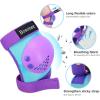 image:imageBOSONER KidsYouth Knee Pad Elbow Pads for Roller Skates Cycling BMX Bike Skateboard Inline Rollerblading Skating Skatings Scooter Riding SportsBlue  Purple