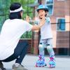 image:imageBOSONER KidsYouth Knee Pad Elbow Pads for Roller Skates Cycling BMX Bike Skateboard Inline Rollerblading Skating Skatings Scooter Riding SportsBlue  White