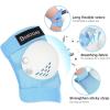 image:imageBOSONER KidsYouth Knee Pad Elbow Pads for Roller Skates Cycling BMX Bike Skateboard Inline Rollerblading Skating Skatings Scooter Riding SportsBlue  White