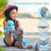 image:imageBOSONER KidsYouth Knee Pad Elbow Pads for Roller Skates Cycling BMX Bike Skateboard Inline Rollerblading Skating Skatings Scooter Riding SportsBlue Fade