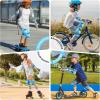 image:imageBOSONER KidsYouth Knee Pad Elbow Pads for Roller Skates Cycling BMX Bike Skateboard Inline Rollerblading Skating Skatings Scooter Riding SportsBlue Fade