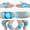 image:imageBOSONER KidsYouth Knee Pad Elbow Pads for Roller Skates Cycling BMX Bike Skateboard Inline Rollerblading Skating Skatings Scooter Riding SportsBlue Fade
