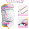 image:imageBOSONER KidsYouth Knee Pad Elbow Pads for Roller Skates Cycling BMX Bike Skateboard Inline Rollerblading Skating Skatings Scooter Riding SportsFluorescent