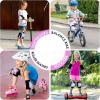 image:imageBOSONER KidsYouth Knee Pad Elbow Pads for Roller Skates Cycling BMX Bike Skateboard Inline Rollerblading Skating Skatings Scooter Riding SportsPink  Blue