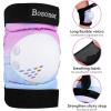 image:imageBOSONER KidsYouth Knee Pad Elbow Pads for Roller Skates Cycling BMX Bike Skateboard Inline Rollerblading Skating Skatings Scooter Riding SportsPink  Blue