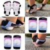 image:imageBOSONER KidsYouth Knee Pad Elbow Pads for Roller Skates Cycling BMX Bike Skateboard Inline Rollerblading Skating Skatings Scooter Riding SportsPink  Blue