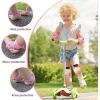image:imageBOSONER KidsYouth Knee Pad Elbow Pads for Roller Skates Cycling BMX Bike Skateboard Inline Rollerblading Skating Skatings Scooter Riding SportsPink Heart