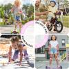 image:imageBOSONER KidsYouth Knee Pad Elbow Pads for Roller Skates Cycling BMX Bike Skateboard Inline Rollerblading Skating Skatings Scooter Riding SportsPink Heart