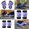 image:imageBOSONER KidsYouth Knee Pad Elbow Pads for Roller Skates Cycling BMX Bike Skateboard Inline Rollerblading Skating Skatings Scooter Riding SportsPurple