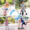 image:imageBOSONER KidsYouth Knee Pad Elbow Pads for Roller Skates Cycling BMX Bike Skateboard Inline Rollerblading Skating Skatings Scooter Riding SportsRed  Blue