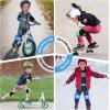 image:imageBOSONER KidsYouth Knee Pads Elbow Pads Wrist Guards Set for 315 Years Child Protective Gear Set for Roller Skates Cycling BMX Bike Skateboard Inline Skating Scooter Riding SportsNavy blue