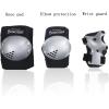 image:imageBOSONER KidsYouth Knee Pads Elbow Pads Wrist Guards Set for 315 Years Child Protective Gear Set for Roller Skates Cycling BMX Bike Skateboard Inline Skating Scooter Riding SportsSilver Black
