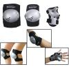 image:imageBOSONER KidsYouth Knee Pads Elbow Pads Wrist Guards Set for 315 Years Child Protective Gear Set for Roller Skates Cycling BMX Bike Skateboard Inline Skating Scooter Riding SportsSilver Black