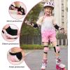 image:imageBOSONER KidsYouth Knee Pads Elbow Pads Wrist Guards Set for 315 Years Child Protective Gear Set for Roller Skates Cycling BMX Bike Skateboard Inline Skating Scooter Riding SportsPale pink