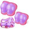 image:imageBOSONER Basic Kids Protective Gear Kids Knee Pads and Elbow Pads with Wrist Guards Set for 315 Years  Design for Roller Skates Cycling BMX Bike Skateboard Inline Skating Scooter Riding SportsPurple Pink