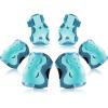 image:imageBOSONER KidsYouth Knee Pad Elbow Pads Guards Protective Gear Set for Roller Skates Cycling BMX Bike Skateboard Inline Skatings Scooter Riding SportsLight Blue