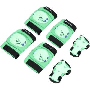 image:imageBOSONER KidsYouth Knee Pad Elbow Pads for Roller Skates Cycling BMX Bike Skateboard Inline Rollerblading Skating Skatings Scooter Riding SportsGreen