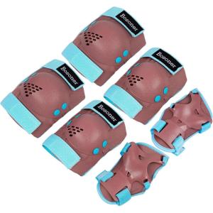 image:imageBOSONER KidsYouth Knee Pad Elbow Pads for Roller Skates Cycling BMX Bike Skateboard Inline Rollerblading Skating Skatings Scooter Riding SportsRed