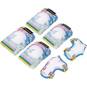 image:imageBOSONER KidsYouth Knee Pad Elbow Pads for Roller Skates Cycling BMX Bike Skateboard Inline Rollerblading Skating Skatings Scooter Riding SportsWJX Fade