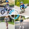 image:imageBOSONER Knee Elbow Pads for Kids Knee Pads and Elbow Pads for Kids 315  Protection Gear for GirlsBoysBlue Gradient