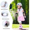 image:imageBOSONER Knee Elbow Pads for Kids Knee Pads and Elbow Pads for Kids 315  Protection Gear for GirlsBoysBlue Star