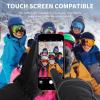 image:imageBOSONER Ski Snowboard Gloves Waterproof Winter Warm Gloves Cold Weather Touchscreen Snow Gloves for Mens Womens Kids SkiingSnowboardingBlack
